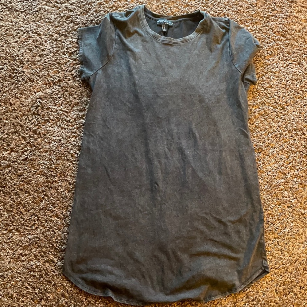 Gray T-shirt Dress | Sz 1X